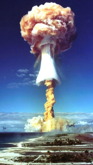 Das Nuclear Explosion Wallpaper 360x640