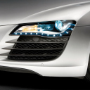 Das Audi R8 LED Headlights Lamp Wallpaper 128x128