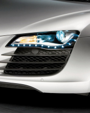 Das Audi R8 LED Headlights Lamp Wallpaper 176x220