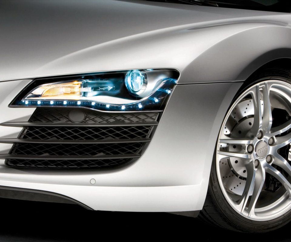 Fondo de pantalla Audi R8 LED Headlights Lamp 960x800