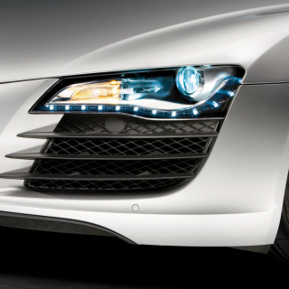 Audi R8 LED Headlights Lamp Background for Samsung Breeze B209