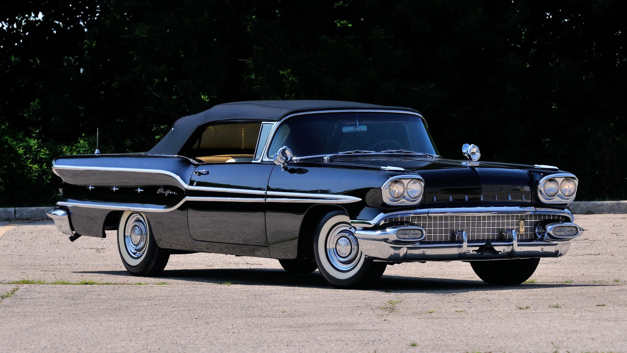 Обои 1958 Pontiac Chieftain 1280x720