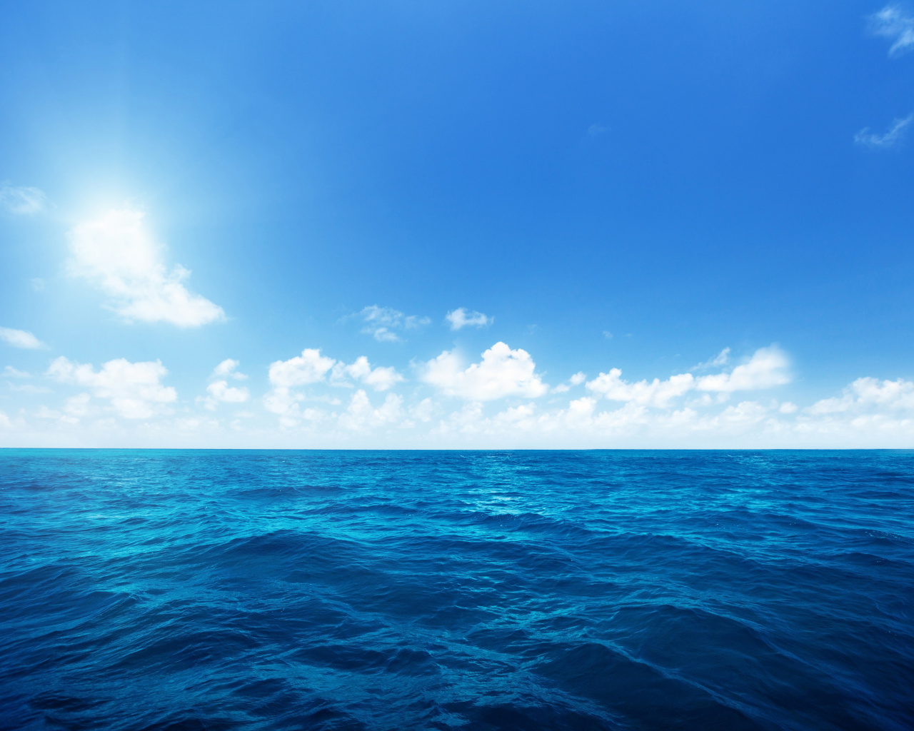 Das Ocean in Tropics Wallpaper 1280x1024