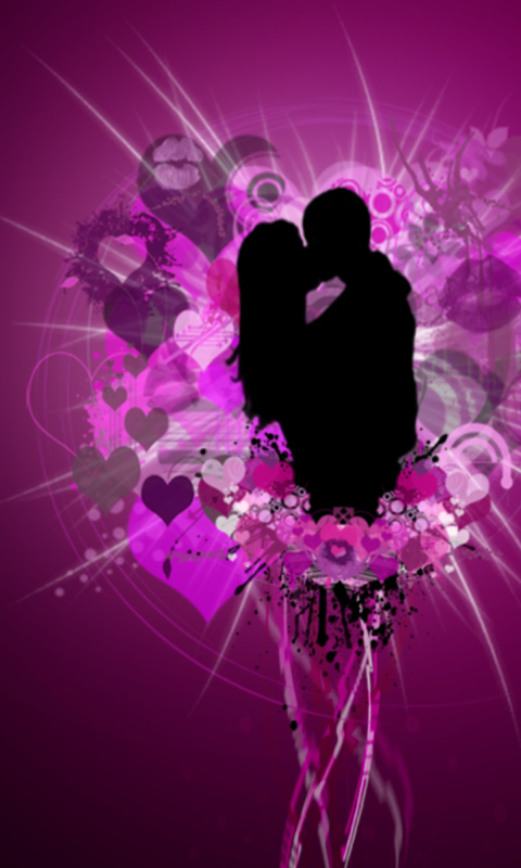 Fondo de pantalla Happy Couple 480x800