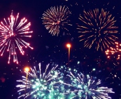 Sfondi Fireworks 176x144