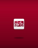 Fondo de pantalla Bicycle Illustration 128x160
