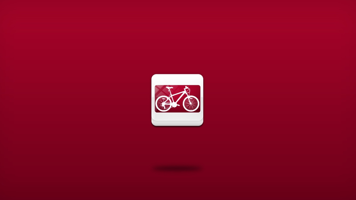 Fondo de pantalla Bicycle Illustration 1366x768