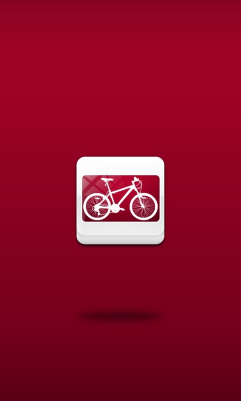 Bicycle Illustration wallpaper 480x800