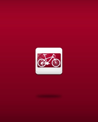 Bicycle Illustration Wallpaper for 240x320