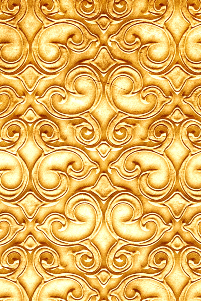 Das Golden Texture Wallpaper 640x960