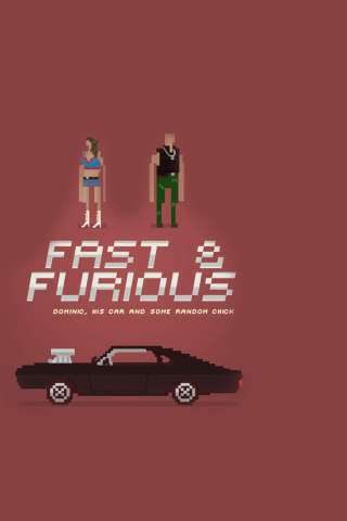 Das Fast And Furious Wallpaper 320x480