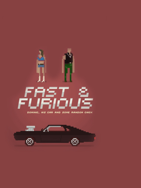 Das Fast And Furious Wallpaper 480x640