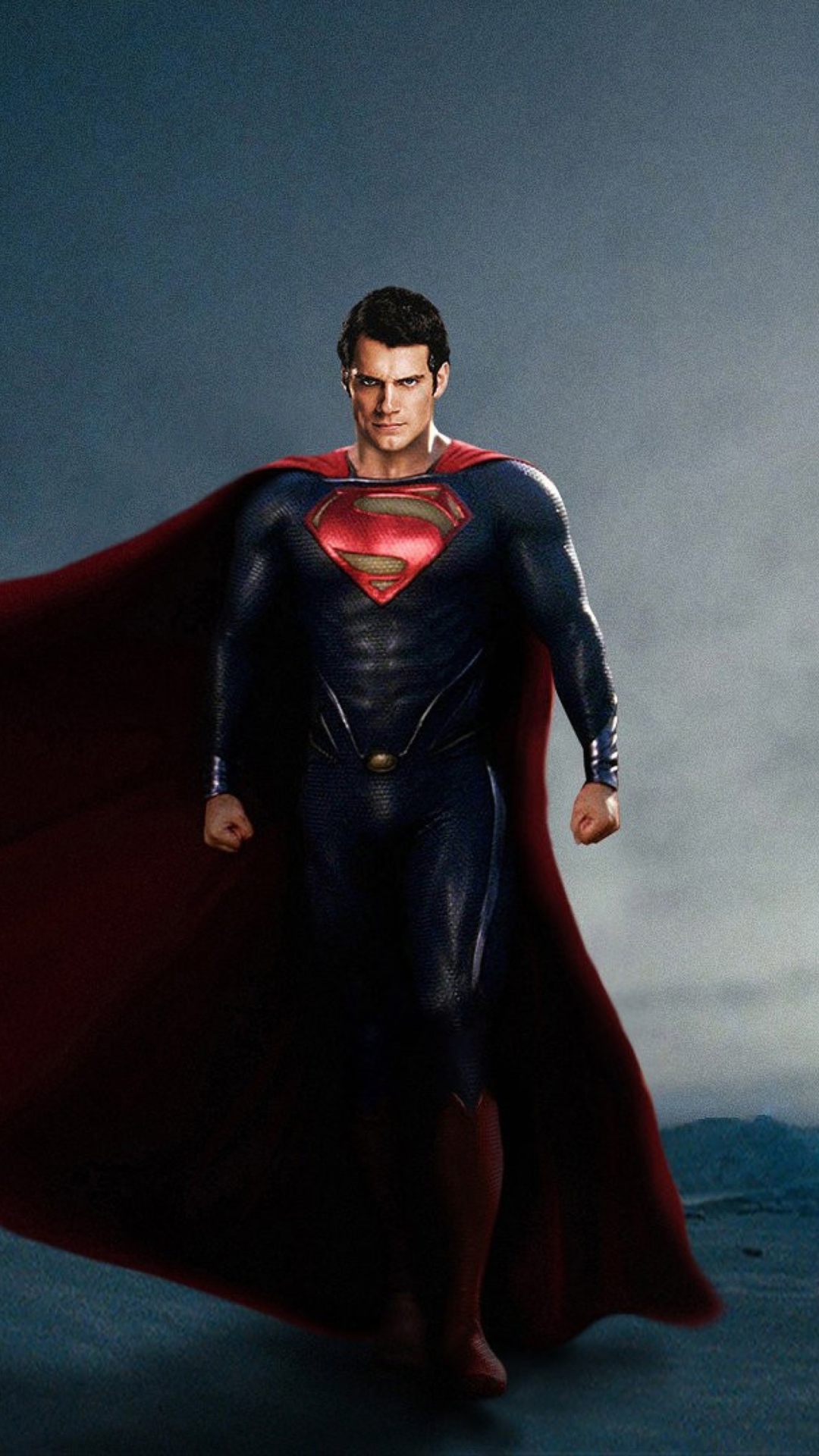 Das Superman In Man Of Steel Wallpaper 1080x1920