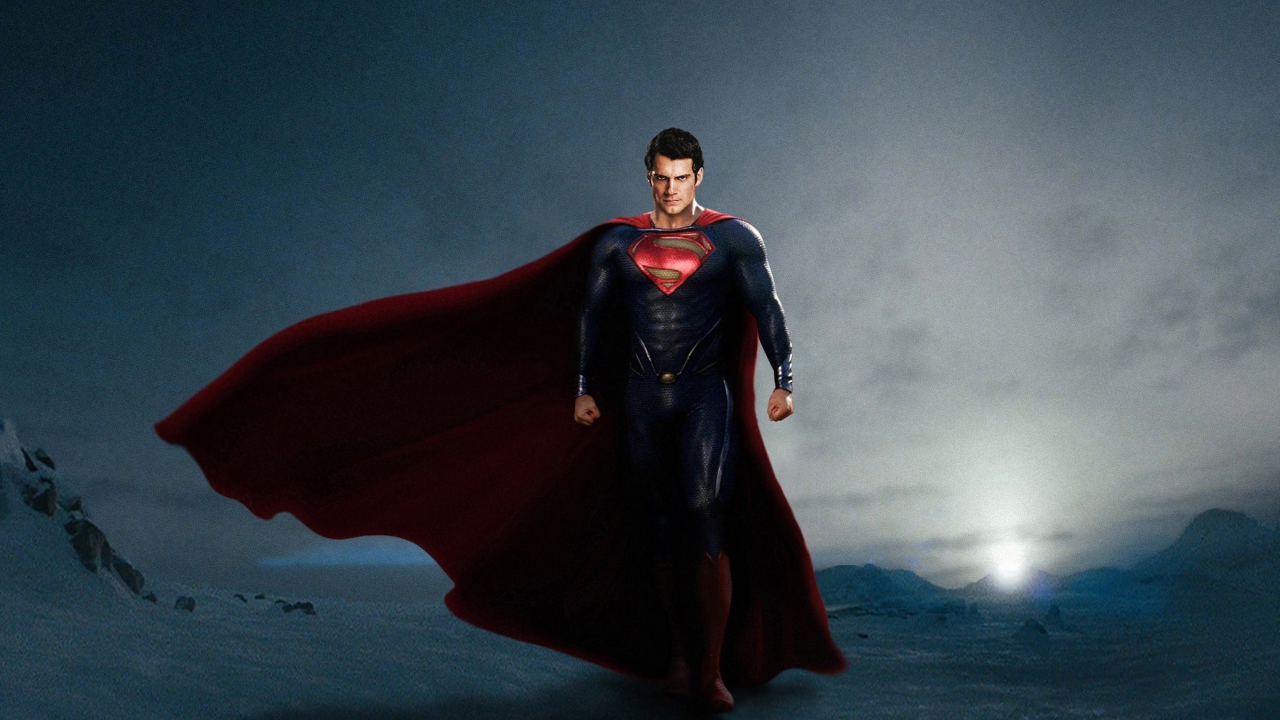 Superman In Man Of Steel wallpaper 1280x720