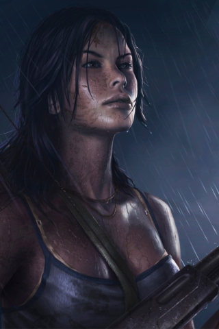 Das Tomb Raider Wallpaper 320x480