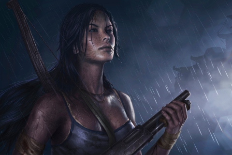 Fondo de pantalla Tomb Raider 480x320