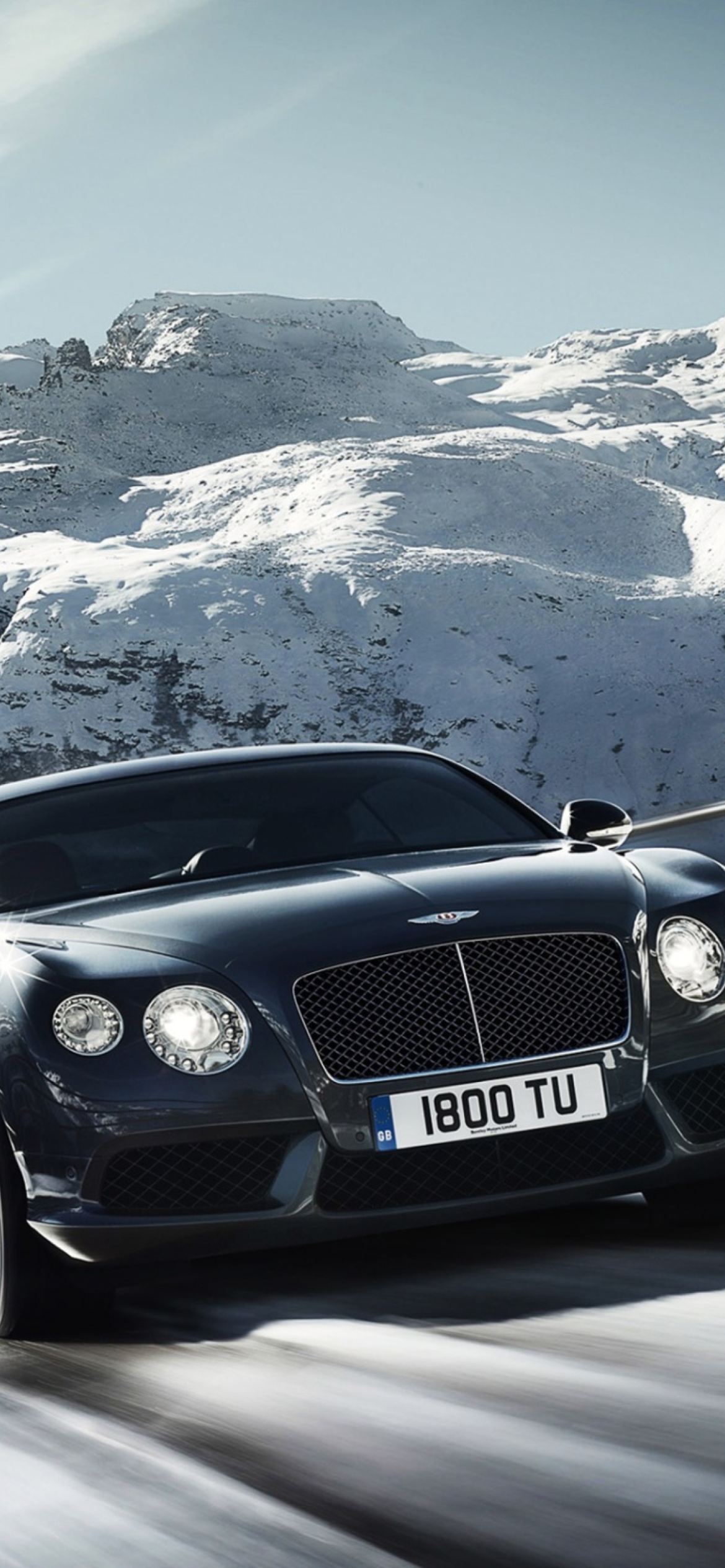 Fondo de pantalla Bentley Continental V8 1170x2532