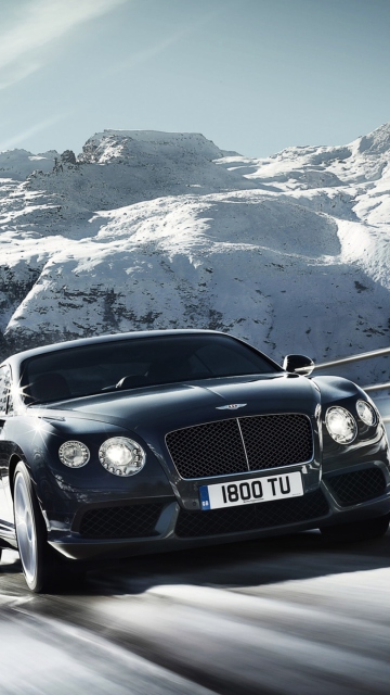 Das Bentley Continental V8 Wallpaper 360x640