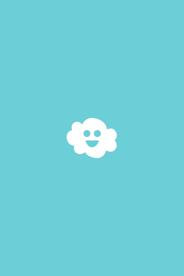 Cloud Illustration wallpaper 640x960