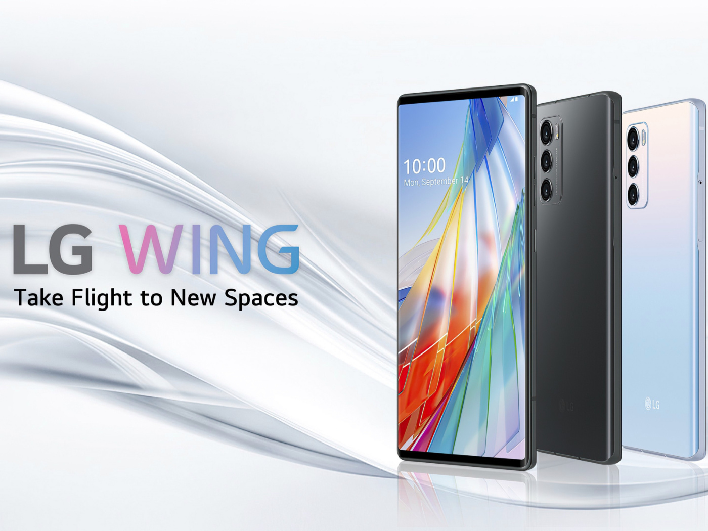 LG Wing 5G wallpaper 1400x1050