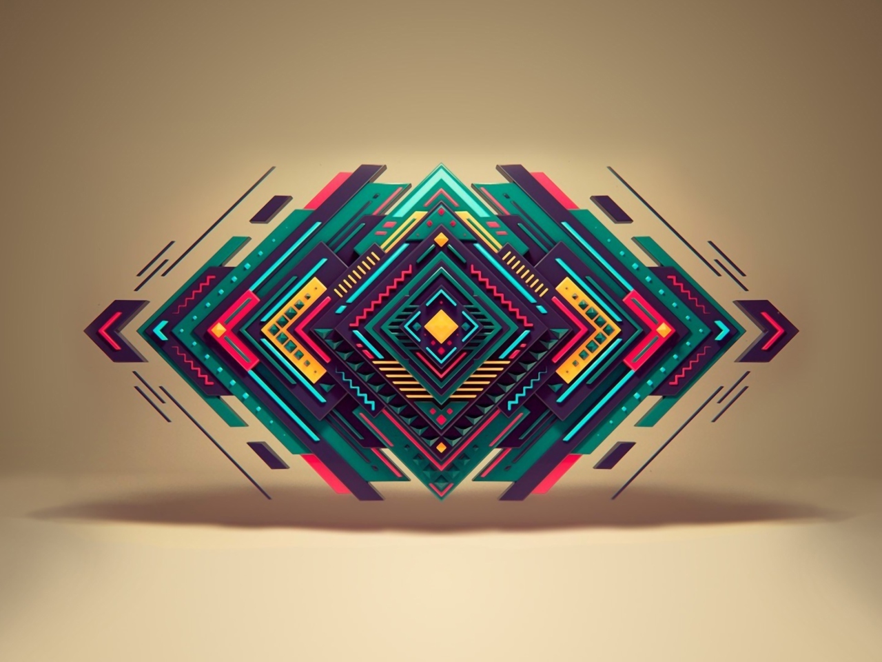 Das Geometry Wallpaper 1280x960