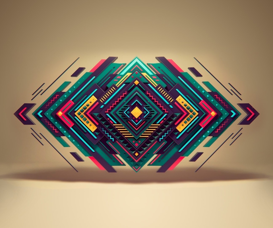 Fondo de pantalla Geometry 960x800