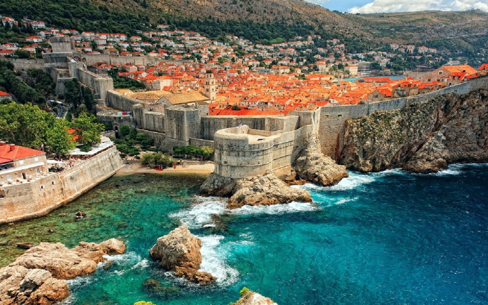 Screenshot №1 pro téma Dubrovnik - Croatia 1680x1050