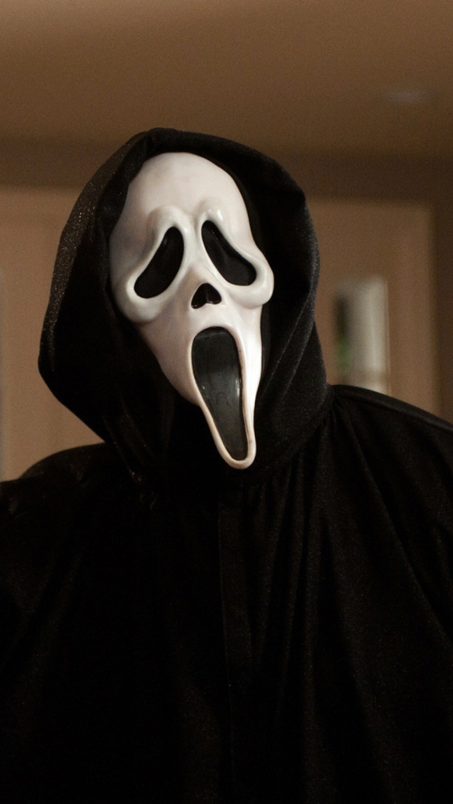Ghostface In Scream Wallpaper for iPhone 5