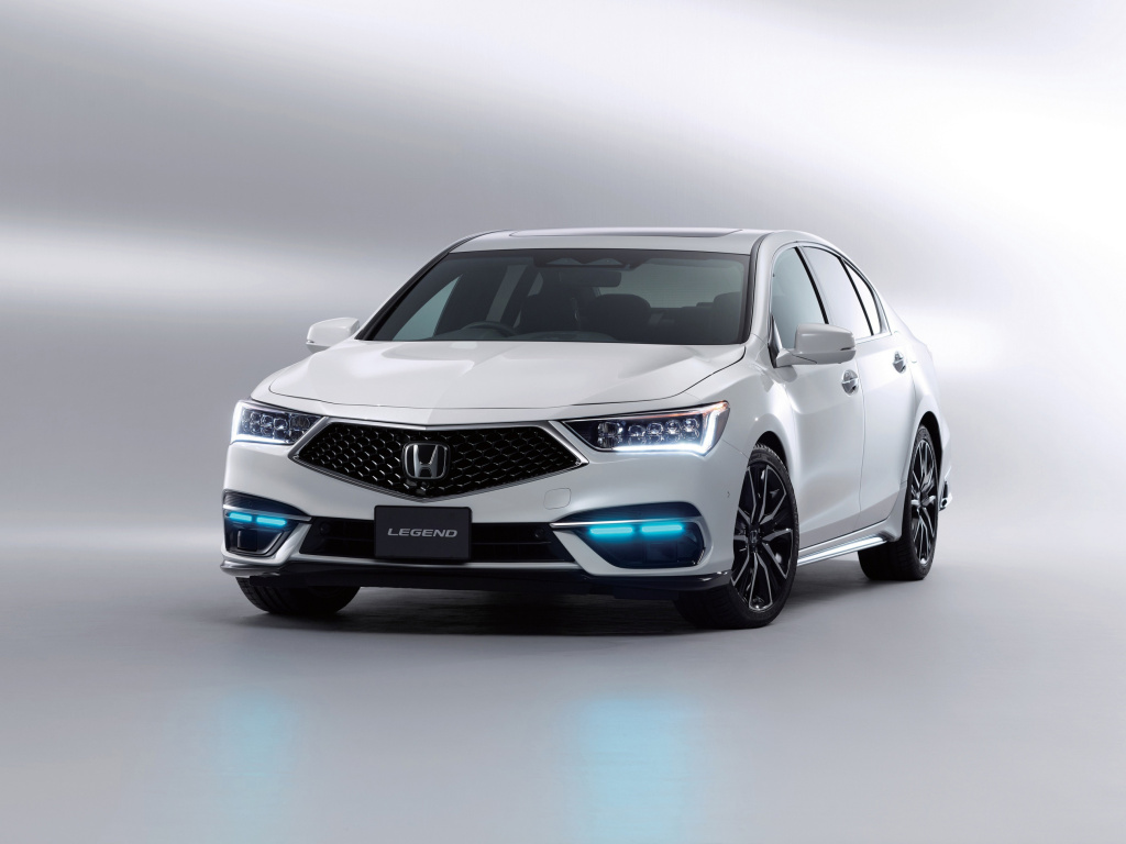 Обои Honda Legend EX Hybrid Honda Sensing Elite 2021 1024x768
