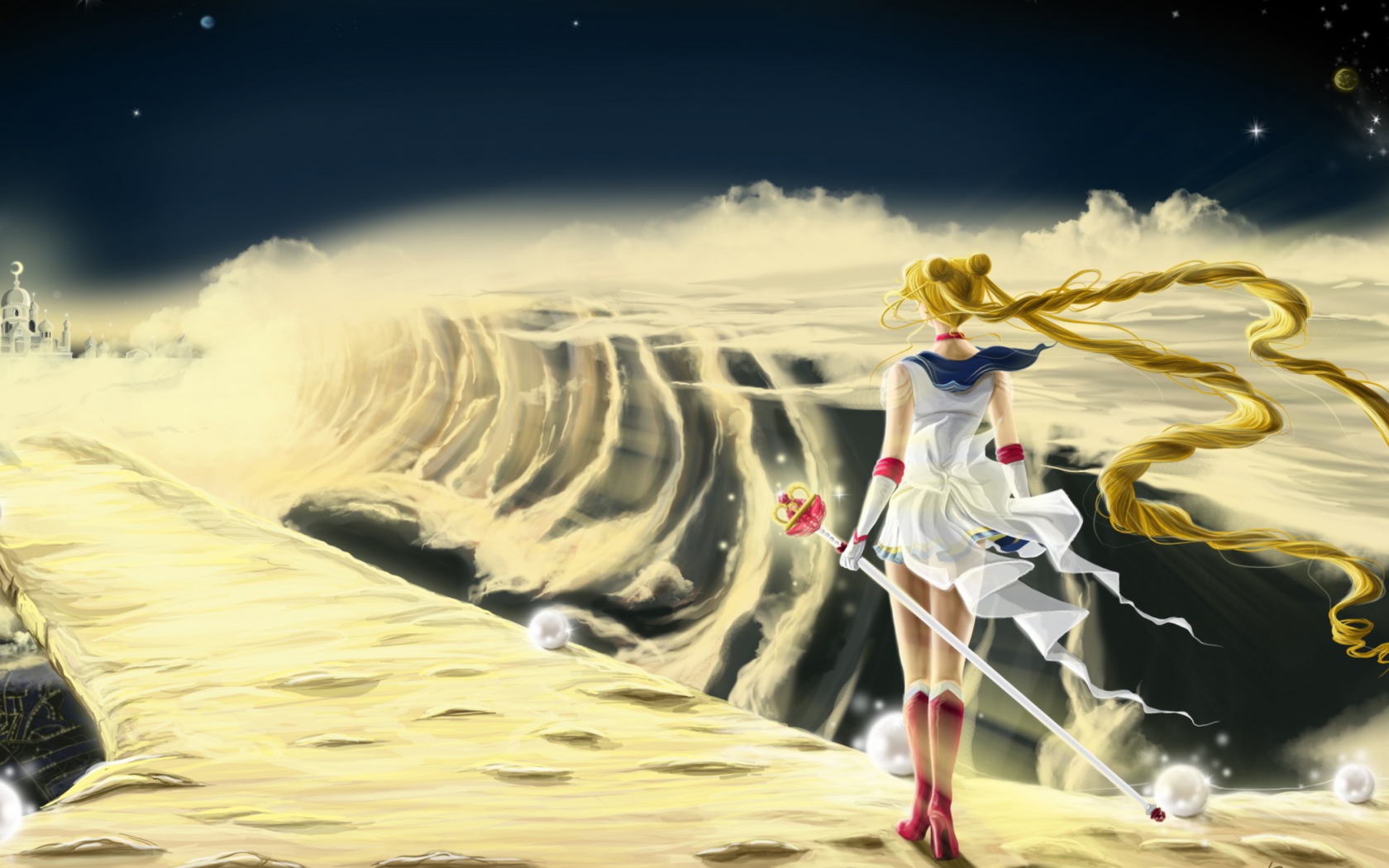 Das Sailor Moon Wallpaper 1680x1050