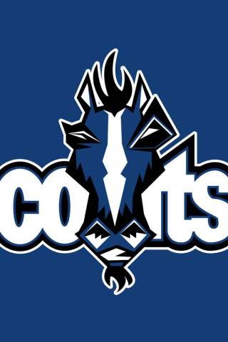 Das Indianapolis Colts Logo Wallpaper 320x480