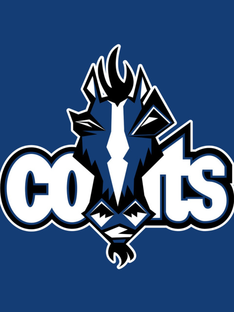 Das Indianapolis Colts Logo Wallpaper 480x640