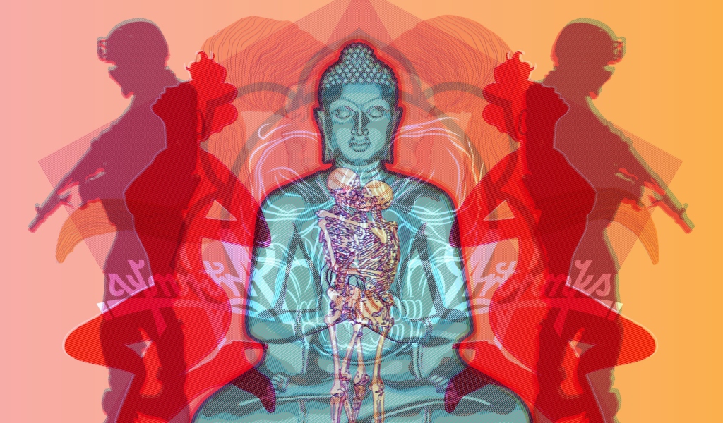 Screenshot №1 pro téma Buddha Creative Illustration 1024x600