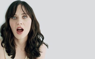 Funny Zooey Deschanel Picture for Widescreen Desktop PC 1920x1080 Full HD