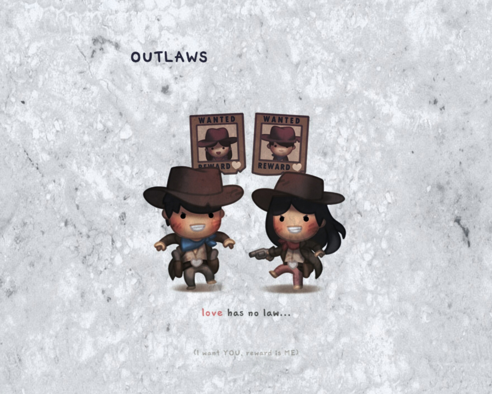 Обои Love Is Outlaws 1600x1280