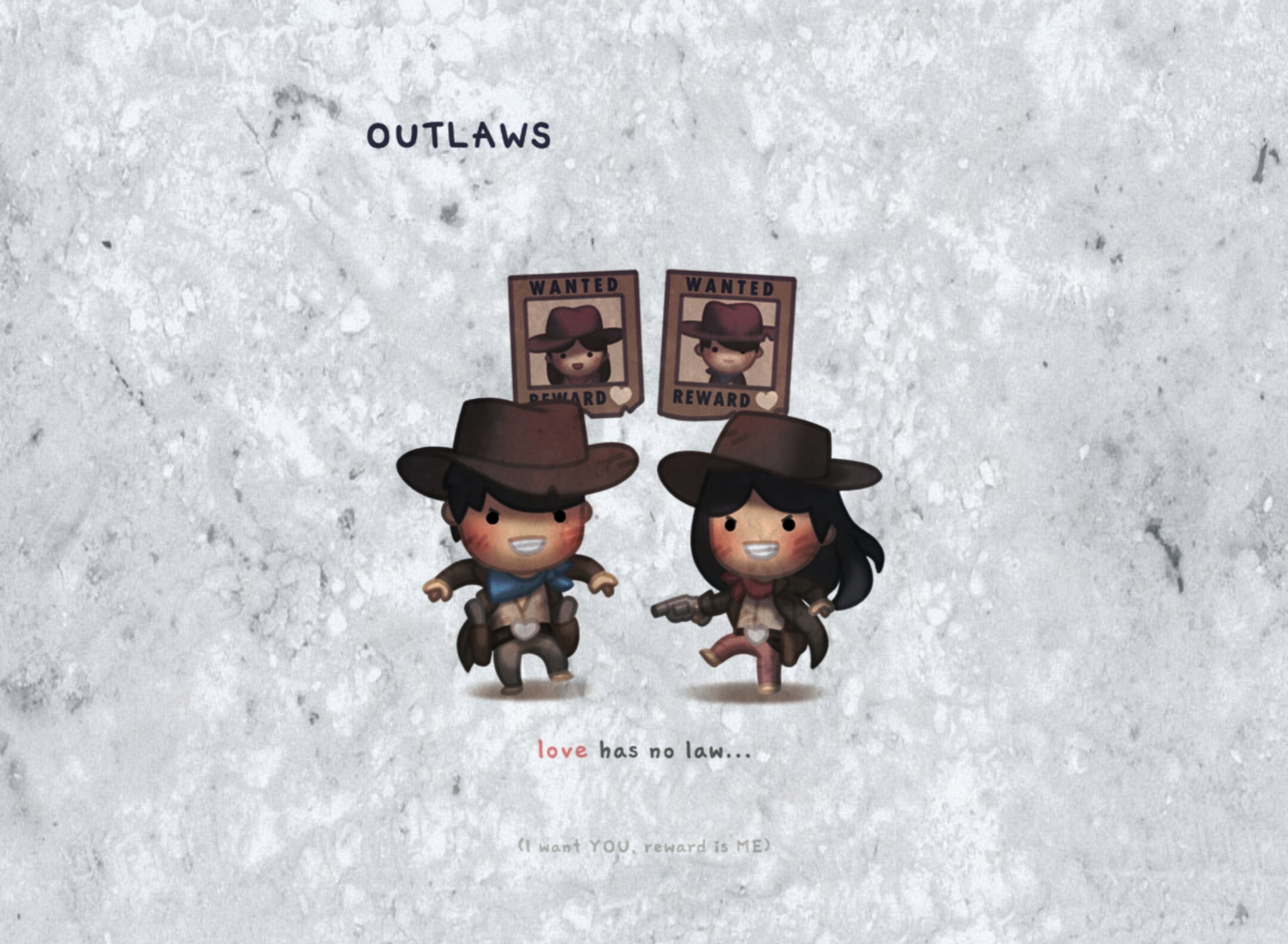 Sfondi Love Is Outlaws 1920x1408