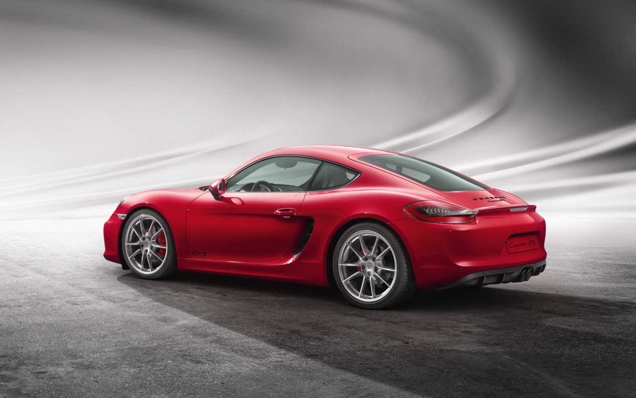 Fondo de pantalla Porsche Cayman GTS 1280x800