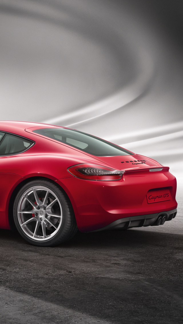 Porsche Cayman GTS wallpaper 640x1136