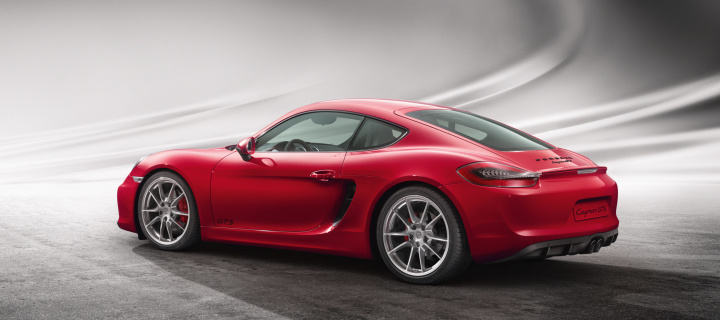 Das Porsche Cayman GTS Wallpaper 720x320