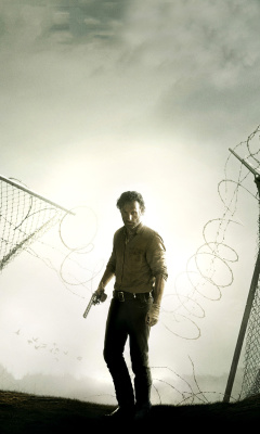 Das The Walking Dead, Andrew Lincoln Wallpaper 240x400