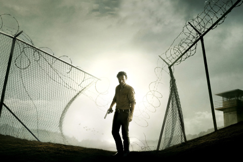 Fondo de pantalla The Walking Dead, Andrew Lincoln 480x320