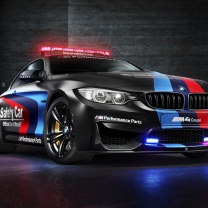Sfondi BMW M4 Coupe Police 208x208