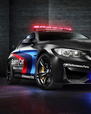 BMW M4 Coupe Police - Obrázkek zdarma pro 240x400