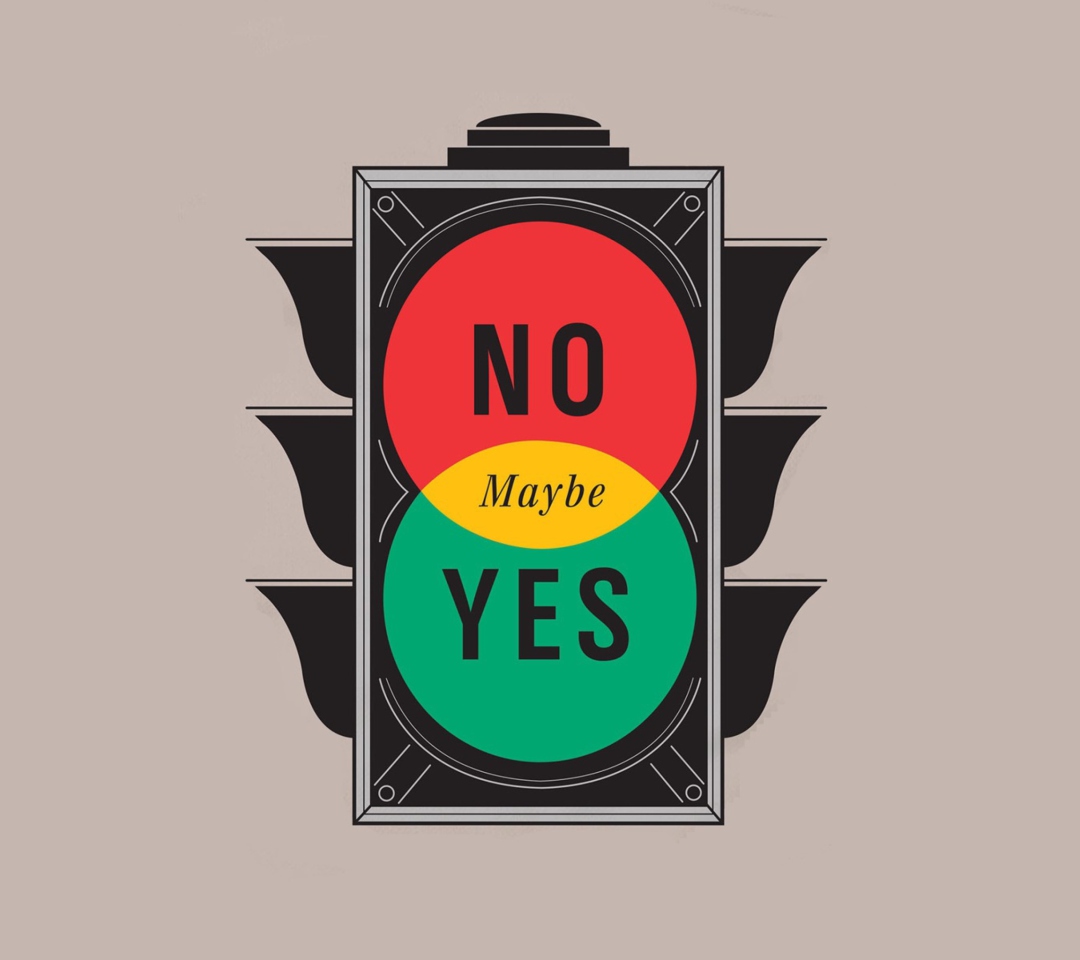 Maybe Yes Maybe No wallpaper 1080x960