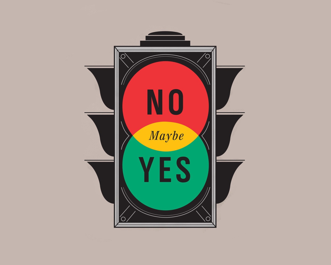 Das Maybe Yes Maybe No Wallpaper 1280x1024