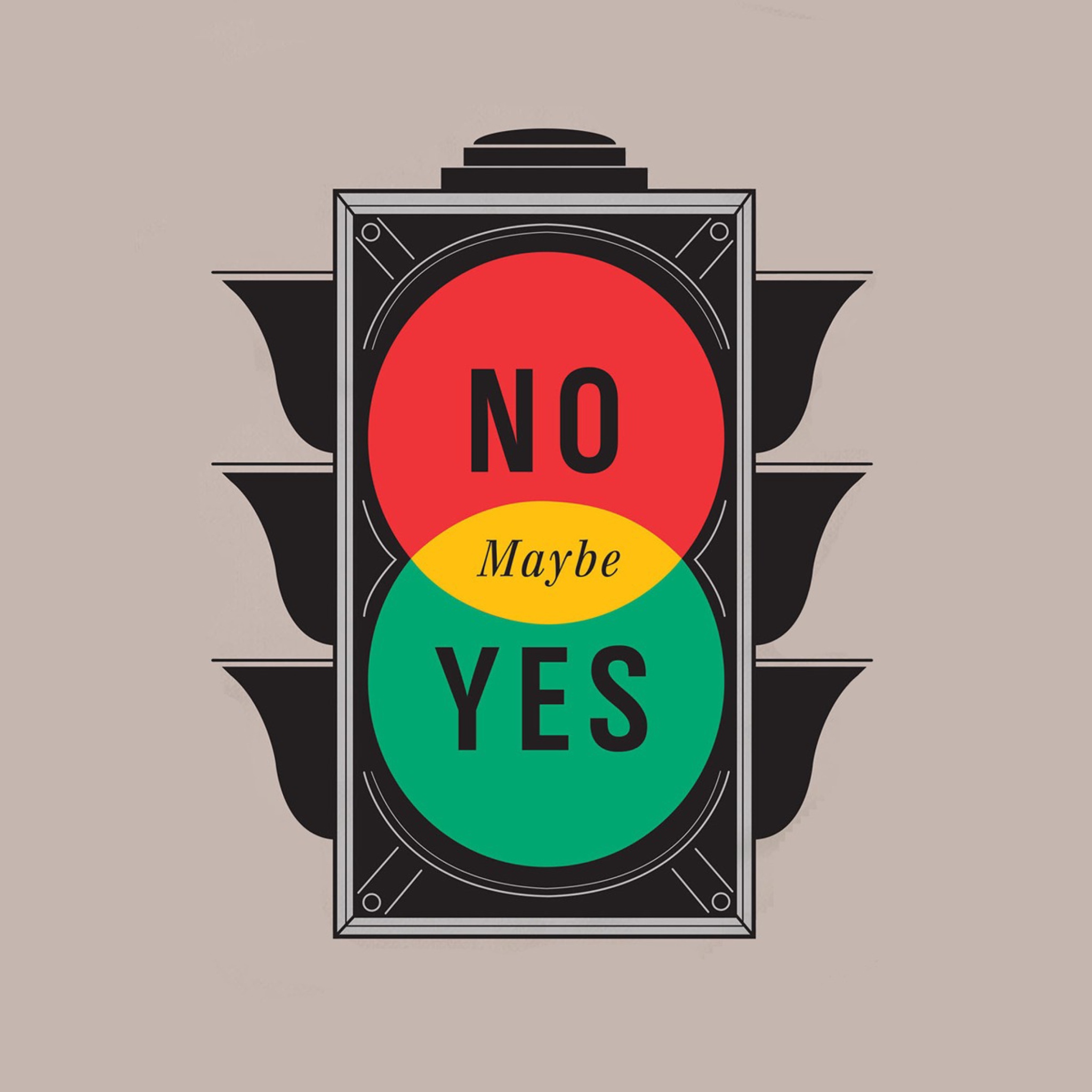 Обои Maybe Yes Maybe No 2048x2048