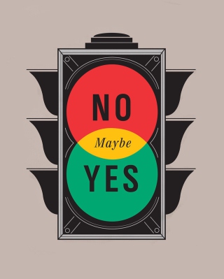 Maybe Yes Maybe No papel de parede para celular para iPhone 6