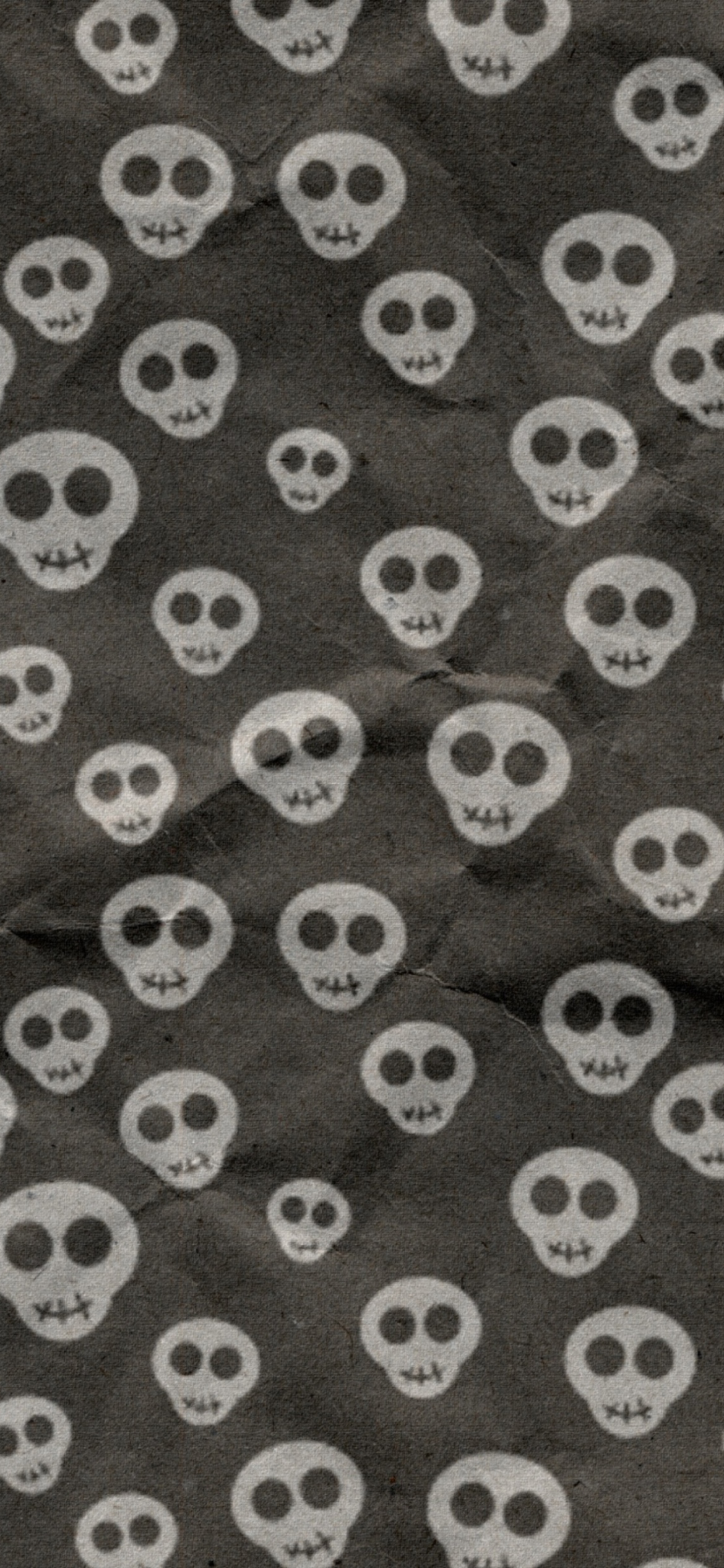 Sfondi Cute Skulls Wrapping Paper 1170x2532