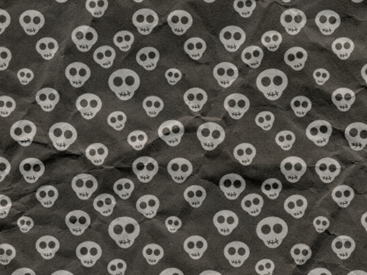 Cute Skulls Wrapping Paper wallpaper 1280x960