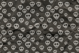 Kostenloses Cute Skulls Wrapping Paper Wallpaper für 1080x960